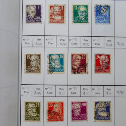 Lot de timbres d'Allemagne neufs et oblitérés en 18 carnets à choix.