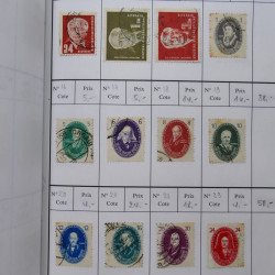 Lot de timbres d'Allemagne neufs et oblitérés en 18 carnets à choix.