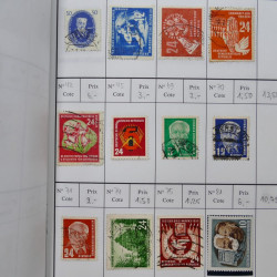 Lot de timbres d'Allemagne neufs et oblitérés en 18 carnets à choix.
