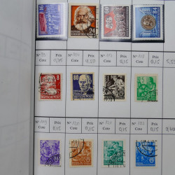 Lot de timbres d'Allemagne neufs et oblitérés en 18 carnets à choix.