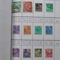 Lot de timbres d'Allemagne neufs et oblitérés en 18 carnets à choix.