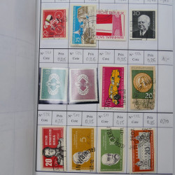 Lot de timbres d'Allemagne neufs et oblitérés en 18 carnets à choix.