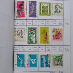 Lot de timbres d'Allemagne neufs et oblitérés en 18 carnets à choix.