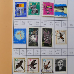 Lot de timbres d'Allemagne neufs et oblitérés en 18 carnets à choix.
