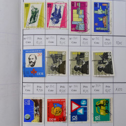 Lot de timbres d'Allemagne neufs et oblitérés en 18 carnets à choix.
