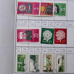 Lot de timbres d'Allemagne neufs et oblitérés en 18 carnets à choix.