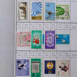 Lot de timbres d'Allemagne neufs et oblitérés en 18 carnets à choix.