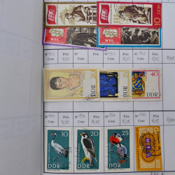 Lot de timbres d'Allemagne neufs et oblitérés en 18 carnets à choix.