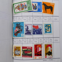 Lot de timbres d'Allemagne neufs et oblitérés en 18 carnets à choix.