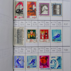 Lot de timbres d'Allemagne neufs et oblitérés en 18 carnets à choix.