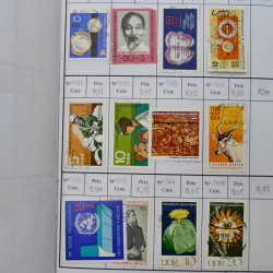 Lot de timbres d'Allemagne neufs et oblitérés en 18 carnets à choix.