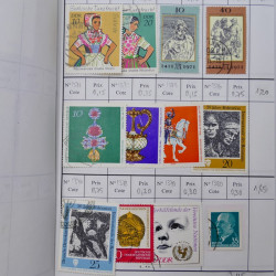 Lot de timbres d'Allemagne neufs et oblitérés en 18 carnets à choix.