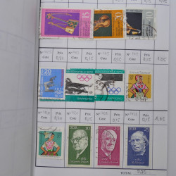 Lot de timbres d'Allemagne neufs et oblitérés en 18 carnets à choix.