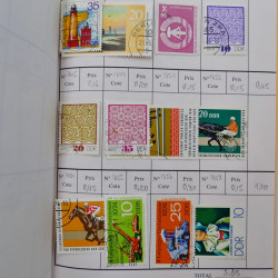 Lot de timbres d'Allemagne neufs et oblitérés en 18 carnets à choix.