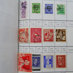 Lot de timbres d'Allemagne neufs et oblitérés en 18 carnets à choix.