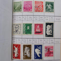 Lot de timbres d'Allemagne neufs et oblitérés en 18 carnets à choix.