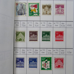 Lot de timbres d'Allemagne neufs et oblitérés en 18 carnets à choix.