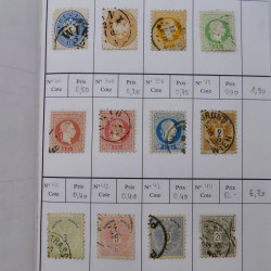Lot de timbres d'Autriche 1850-1992 neufs et oblitérés en 5 carnets à choix.