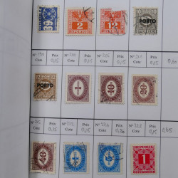 Lot de timbres d'Autriche 1850-1992 neufs et oblitérés en 5 carnets à choix.