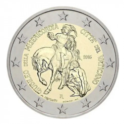 2 euros commémorative Vatican 2016 - Jubilé de la Miséricorde en coffret BU.
