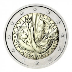 2 euros commémorative Vatican 2011 - GMG en coffret BU.
