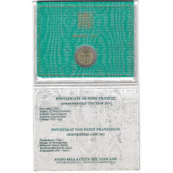 2 euros commémorative Vatican 2013 - GMG à Rio de Janeiro en coffret BU.