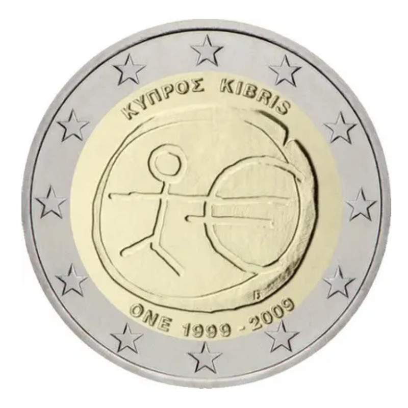 2 euros commémorative Chypre 2009 - UEM.