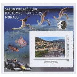 Bloc C.N.E.P. N°102 Monaco 2025 autoadhésif.