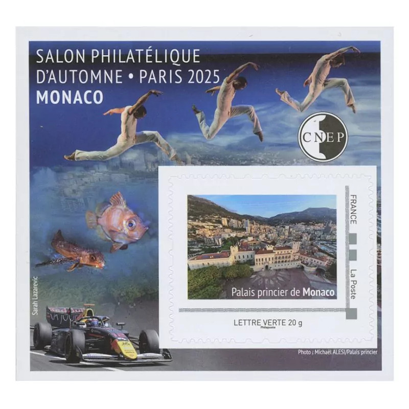 Bloc C.N.E.P. N°102 Monaco 2025 autoadhésif.