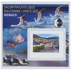 Bloc C.N.E.P. N°102a Monaco 2025 non dentelé.