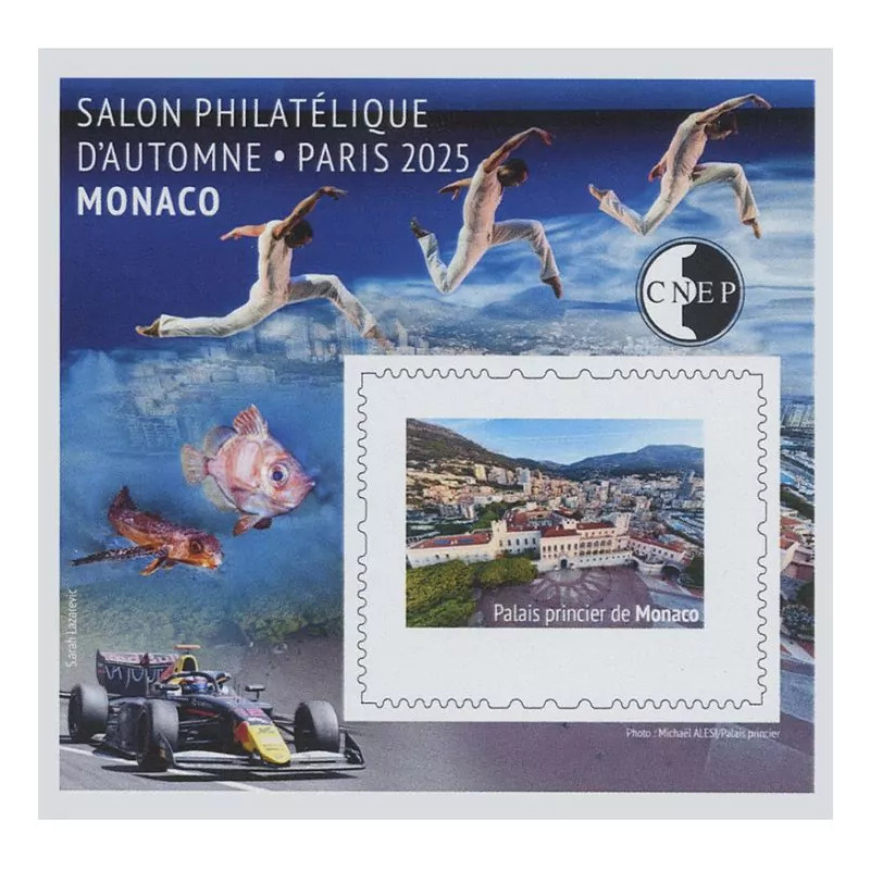Bloc C.N.E.P. N°102a Monaco 2025 non dentelé.