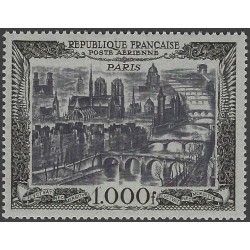 Timbre poste aérienne N°29 Paris neuf*.