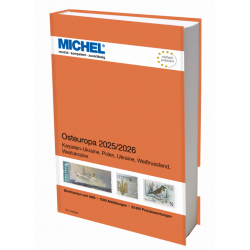 Catalogue de cotation Michel timbres d'Europe de l'Est édition 2025-2026.