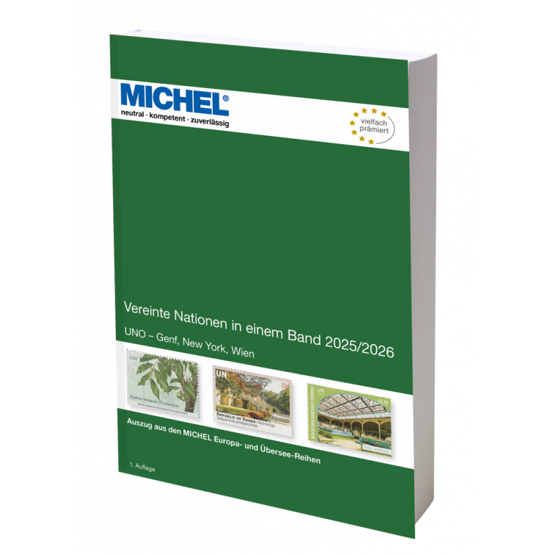 Catalogue Michel timbres des Nations Unies 2025-2026.