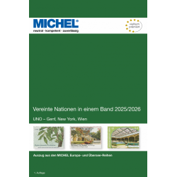 Catalogue Michel timbres des Nations Unies 2025-2026.