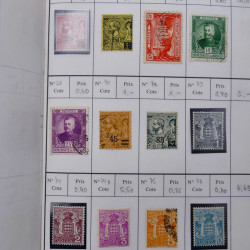 Lot de timbres de Monaco neufs et oblitérés en 3 carnets à choix.