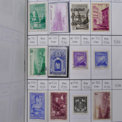Lot de timbres de Monaco neufs et oblitérés en 3 carnets à choix.
