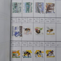 Lot de timbres de Suède 1872-1994 oblitérés en 4 carnets à choix.