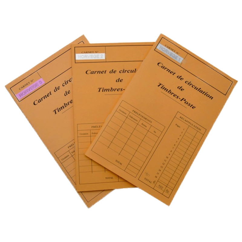 Lot de timbres de Norvège 1872-1996 oblitérés en 3 carnets à choix.