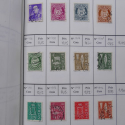 Lot de timbres de Norvège 1872-1996 oblitérés en 3 carnets à choix.