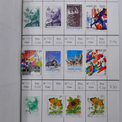 Lot de timbres de Norvège 1872-1996 oblitérés en 3 carnets à choix.