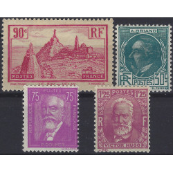 France 1933 année complète de timbres neuf*.