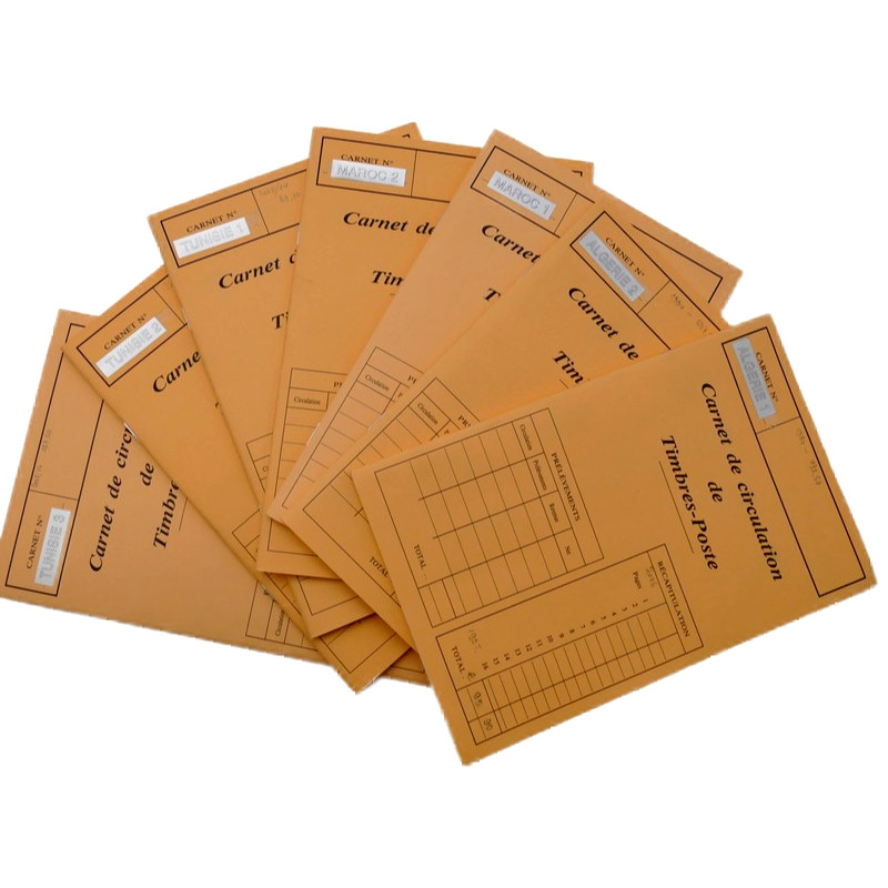 Lot de timbres d'Algérie, Maroc, Tunisie en 7 carnets à choix.