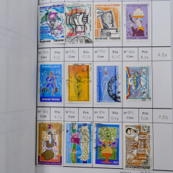 Lot de timbres d'Algérie, Maroc, Tunisie en 7 carnets à choix.