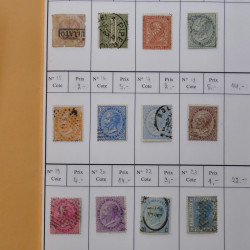Lot de timbres d'Italie 1863-2000 neufs et oblitérés en 6 carnets à choix.