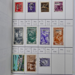 Lot de timbres d'Italie 1863-2000 neufs et oblitérés en 6 carnets à choix.