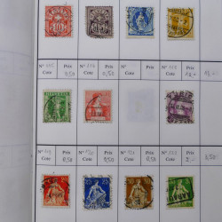 Lot de timbres de Suisse neufs et oblitérés en 6 carnets à choix.