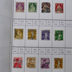 Lot de timbres de Suisse neufs et oblitérés en 6 carnets à choix.
