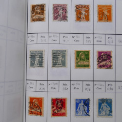 Lot de timbres de Suisse neufs et oblitérés en 6 carnets à choix.