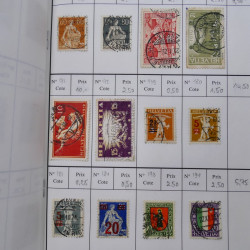 Lot de timbres de Suisse neufs et oblitérés en 6 carnets à choix.